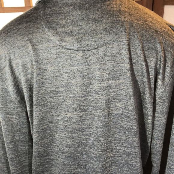 NEW Van Heusen Flex Classic Fit Large Men's Polo Shirt Long Sleeve  Grey - Picture 7 of 15